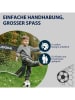 Hudora 2-delige set: voetbaldoelen "Pop Up" rood/zwart - vanaf 4 jaar