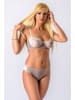 Valea Slip "Ina" taupe/wit