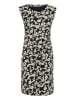 Kaffe Kleid in Schwarz/ Creme