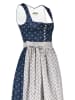 Berwin & Wolff Dirndl in Dunkelblau/ Weiß