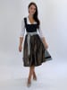Schmuckstück by Alpenherz Dirndl "Kaja" in Schwarz/ Grau