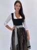 Schmuckstück by Alpenherz Dirndl "Kaja" in Schwarz/ Grau