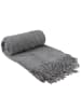 Romimex Wohndecke in Grau - (L)200 x (B)130 cm