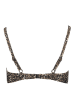 LASCANA Bikinitop beige/zwart