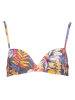 Vivance Biustonosz bikini w kolorze niebieskim ze wzorem