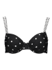 s.Oliver Biustonosz bikini w kolorze czarnym