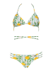 Buffalo Bikini w kolorze błękitno-żółtym