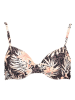 Buffalo Bikinitop antraciet/crème