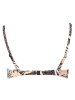 Buffalo Bikini-Oberteil in Anthrazit/ Creme