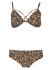 Bruno Banani Bikini in Beige/ Braun/ Schwarz
