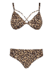 Bruno Banani Bikini in Beige/ Braun