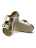 Birkenstock Pantoletten "Arizona" in Gold - Weite N