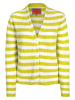 LIEBLINGSSTÜCK Cardigan in Gelb/ Weiß