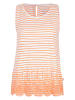 LIEBLINGSSTÜCK Top "Derya" in Orange/ Weiß