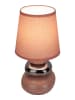näve Tischleuchte "Stoney" in Rosa - (H)31 x Ø 16 cm
