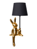 näve Lampa stołowa "Helge" w kolorze złoto-czarnym - wys. 45 x Ø 18 cm