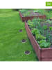 näve 6er-Set: LED-Solar-Gartenstecker "Kane" in Schwarz - (H)11 cm