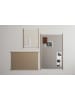 Blomus Magnettafel "Koreo" in Grau - (L)90 x (B)60 cm