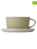Blomus 2-delige set: koffiekoppen "Savannah" beige - 150 ml