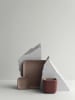 Blomus Pennenbak "Herba" bruinrood - (B)10 x (H)10 x (D)10 cm