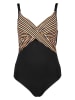 Anita Badeanzug in Schwarz/ Gold