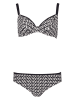 Anita Bikini in Schwarz/ Weiß