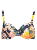 Anita Bikini-Oberteil in Dunkelblau/ Bunt