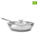 KitchenAid 2tlg. Set: Edelstahl-Wokpfanne "Multi-Ply" - Ø 28 cm