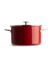 KitchenAid 2tlg. Set: Topf "Core Enamel" in Rot - Ø 24 cm