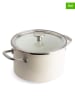 KitchenAid 2tlg. Set: Topf "Core Enamel" in Creme - Ø 20 cm
