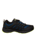 Kastinger Leren trekkingschoenen zwart/blauw/geel