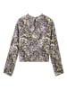 TOM TAILOR kids Bluse in Lila/ Grau/ Grün