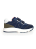 Naturino Leder-Sneakers "Jesko" in Blau/ Khaki/ Weiß
