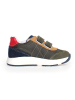 Naturino Leder-Sneakers "Jesko 2" in Khaki/ Dunkelblau