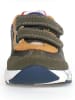 Naturino Leder-Sneakers "Jesko 2" in Khaki/ Dunkelblau
