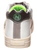 Naturino Leder-Sneakers "Hess" in Weiß/ Grau