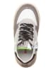 Naturino Leren sneakers "Hess" wit/grijs