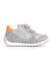 Naturino Leder-Sneakers "Sammy 2" in Orange/ Grau