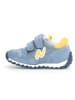 Naturino Leder-Sneakers "Sammy 2" in Hellblau/ Gelb