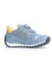 Naturino Leren sneakers "Sammy 2" lichtblauw/geel
