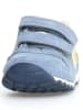 Naturino Leder-Sneakers "Sammy 2" in Hellblau/ Gelb