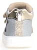 Naturino Leren sneakers "Hess" goudkleurig/zilverkleurig