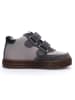 Naturino Leder-Sneakers "Hess" in Dunkelblau/ Grau