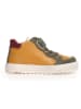 Naturino Leder-Sneakers "Penshaw" in Khaki/ Orange