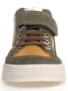 Naturino Leder-Sneakers "Penshaw" in Khaki/ Orange