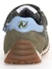Naturino Leder-Sneakers "Sammy 2" in Khaki/ Hellblau/ Weiß