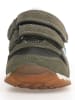 Naturino Leder-Sneakers "Sammy 2" in Khaki/ Hellblau/ Weiß