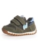 Naturino Leder-Sneakers "Sammy 2" in Khaki/ Hellblau/ Weiß