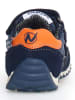 Naturino Leren sneakers "Sammy 2" donkerblauw/oranje
