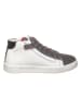 Naturino Leder-Sneakers "Pinn" in Weiß/ Grau